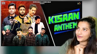 Kisan Anthem  various artists reaction video [upl. by Ardnauq701]