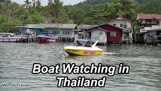 Boat Watching on a Tropical Island Koh Chang Thailand [upl. by Annaeel]