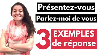 Présentezvous parlezmoi de vous  3 exemples de réponse pour convaincre en entretien dembauche [upl. by Kristan]