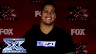 Yes I Made It Isaac Tauaefa THE X FACTOR USA 2013 [upl. by Brass]