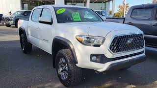 PreOwned 2018 Toyota Tacoma TRD OffRoad 4x4 Double Cab in Ice Cap White [upl. by Normalie312]