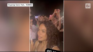 Elodie e Marracash di nuovo insieme stavolta al concerto di lui [upl. by Nonek]