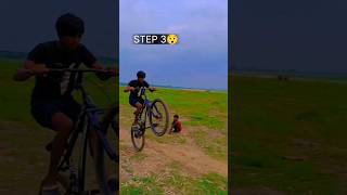 STEP 1 😚 STEP 2 🤨 STEP 3 😯 viral video cycle automobile stuntbike [upl. by Llemart323]