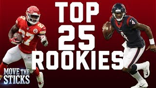 Top 25 Rookies of the 2017 Season So Far  Move the Sticks  NFL [upl. by Flessel817]