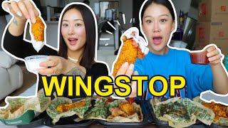 WING STOP 🍗  UNNIE TALKS  WINGS TENDERS FRIES CORN VEGGIESTICKS 😋 [upl. by Boser491]