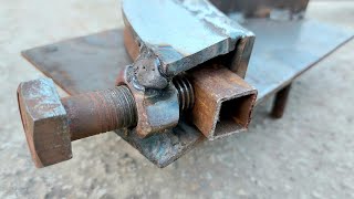 How to Bend Square Tube From Tube Bender  How to make a pipe bender [upl. by Aneeb765]