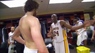 Kobe and Gasol Show Their Teamwork [upl. by Dnomrej]