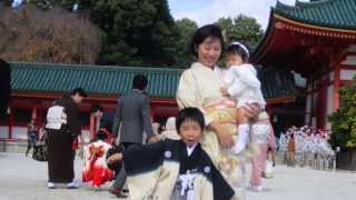 YouTube Kyoto Heian Shrine ShichiGoSan 753 Festival [upl. by Gherardi]