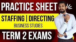 Practice Sheet  Staffing  Directing  Aim 4040  Term 2 [upl. by Ruosnam]