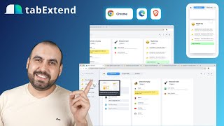 Chrome Tab Management A Better Way To Manage Browsing With A Single Tool TabExtend [upl. by Jaquenette839]