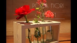 Porta fiori di Design fai da te  DIY [upl. by Asiret]