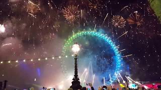 London Fireworks 2017 [upl. by Arakaj]