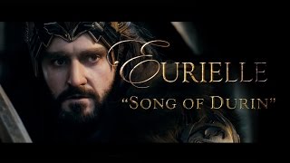 The Hobbit Song Of Durin by Eurielle  Lyric Video Lyrics by JRR Tolkien [upl. by Ellicec]