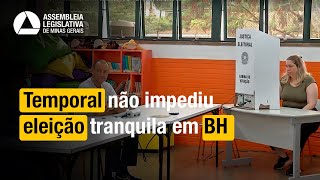 Chuva só confirmou compromisso de quem foi às urnas no 2º Turno das eleições de BH [upl. by Nivalc]