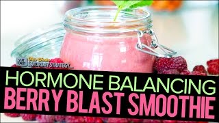 Hormone Balancing Berry Blast Smoothie [upl. by Anasxor]