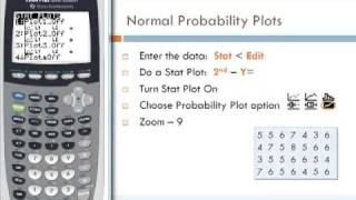 Normal Probability Plots on the TI84 [upl. by Eet]