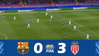 FC Barcelona vs AS Monaco 03  Club Friendly 2024  Match Highlights [upl. by Pallua]