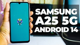 SAMSUNG A25 5G  Android 14 Root Via Magisk [upl. by Crispen]