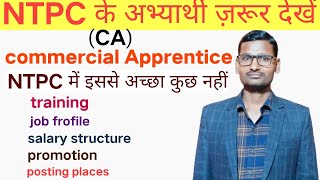 Railway Commercial ApprenticeCAjob ProfileTrainingPromotionSalary structureposting SR Exam21 [upl. by Ellis611]