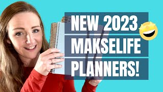 New 2023 MakseLife Planners Review Weekly Vertical amp Daily Layouts [upl. by Joshi251]