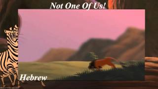 The Lion King 2  Not One Of Us One Line Multilanguage [upl. by Fellows]