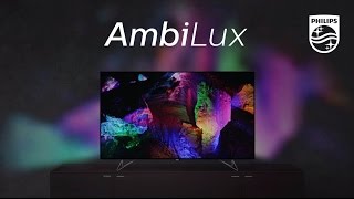 Philips AmbiLux TV Demo of all Ambilight Projection modes and halo sizes [upl. by Artkele891]