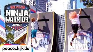 AMERICAN NINJA WARRIOR JUNIOR  Last Second Victory Run [upl. by Ritch353]