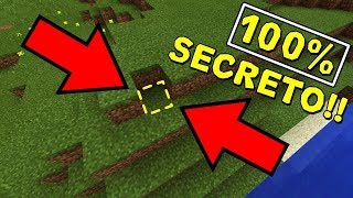 COMO FAZER UMA CASA 100 SECRETA NO CHÃO DO MINECRAFT [upl. by Sillsby]