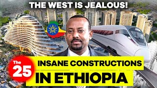 አዲስ አበባ Addis Ababas Top 10 Tallest Skyscrapers Under Construction 10ሩ በጣም ረጃጅም በግንቧላይ ያሉ ህንጻዎች [upl. by Emelyne841]