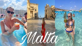 Vlog Malta atrakcje Blue Lagoon Valletta najpiękniejsze plaże [upl. by Annaihs]