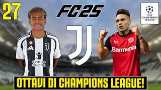 FC25  OTTAVI DI CHAMPIONS LEAGUE CONTRO IL LEVERKUSEN DI LAUTARO MARTINEZ CHE PARTITE 27 [upl. by Esiuqcaj378]