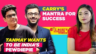 Tanmay Bhat Wants to be Indias PewDiePie CarryMinatis Mantra for Success  Live Interview Part 2 [upl. by Anohsal]