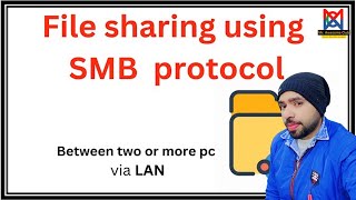 How to Share Folder in your NetworkLAN  what is SMB protocol  UNC Path networking smb LAN [upl. by Assyli764]