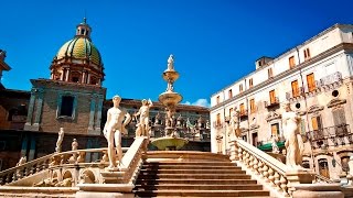 PALERMO  Sicily  Italy   TOUR DELLA CITTA  Tour of the city [upl. by Ahsitak]