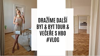 DRAŽÍME DALŠÍ BYT amp BYT TOUR amp VEČEŘE S HBO VLOG [upl. by Ellenor]