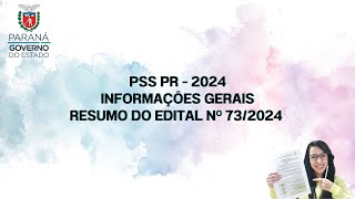 PSS PR 2024  DÚVIDAS PARA INICIANTES 💛 [upl. by Olivette357]