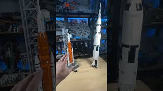 Pelea de LEGO espacial SLS Artemis vs Saturn V de LEGO Space  10341 vs 21309 [upl. by Walcott711]