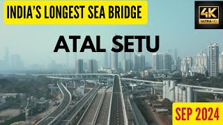 Atal Setu  Mumbai Trans Harbour Link  Indias Longest Sea Bridge  Marvel Engineering of India [upl. by Ahsenom]