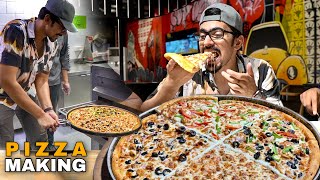 INCREDIBLE PIZZA MAKING IN PAKISTAN  Best In Lahore [upl. by Anytsirhc57]