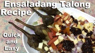 How to Make Ensaladang Talong with Spicy Bagoong [upl. by Relyk]