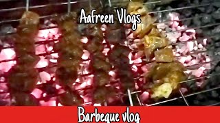 Barbeque vlog how to make barbecue barbecue banane ka tarika barbecue banae aise  Aafreen Vlogs [upl. by Ramberg]