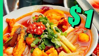 10 Street Foods UNDER 1 in Saigon Vietnam Street Food Dollar Menu 2 [upl. by Tyrrell]