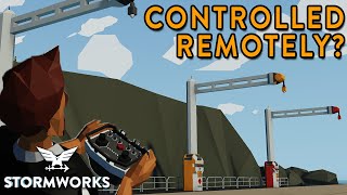 How to Control Fluid Gantries Remotely  Stormworks [upl. by Reba]