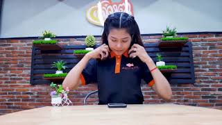 Remax Wearing Bluetooth Headset RB520HB By SROLANH Smart Store [upl. by Veradia479]