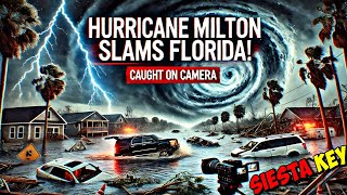 Hurricane Milton SLAMS Florida Unbelievable Destruction Caught on Camera [upl. by Netnilc]