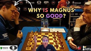 Magnus positional genius explained  Carlsen vs Ivanchuk  Commentary by Sagar [upl. by Inek]