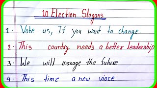 10 best election slogan in englishelection par sloganselection nareelection par nare [upl. by Peper]