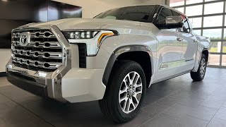 Wanda’s 2023 Toyota Tundra 1794 4x4  Wind Chill Pearl w Saddle Tan Leather [upl. by Llabmik]