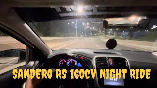 Sandero RS quick night drive [upl. by Swithin426]