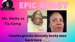 Tia Kemp ROASTED Ms Netta LIVE on TikTok 😂 [upl. by Blackwell]